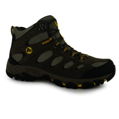 Merrell Ridgepass Mid GTX Mens Walking Boots Merrell Ridgepass Mid GTX Mens Walking Boots
